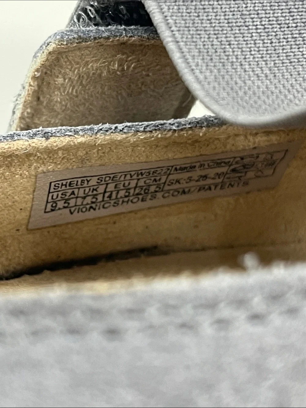New Vionic Shelby Women's Gray Suede Mary Jane Slip-on Comfort Shoe Size 9.5